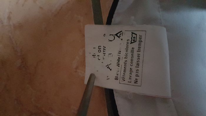 Veste cuisinier homme 44 blanche Lafont - photo numéro 4