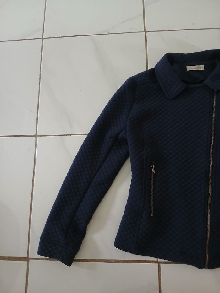 Veste fille en polyster taille 14 ans couleur bleu marine - photo numéro 6