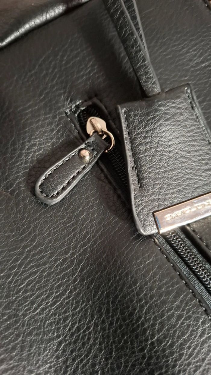 Sac à main bandoulière élégant noir David jones - photo numéro 8