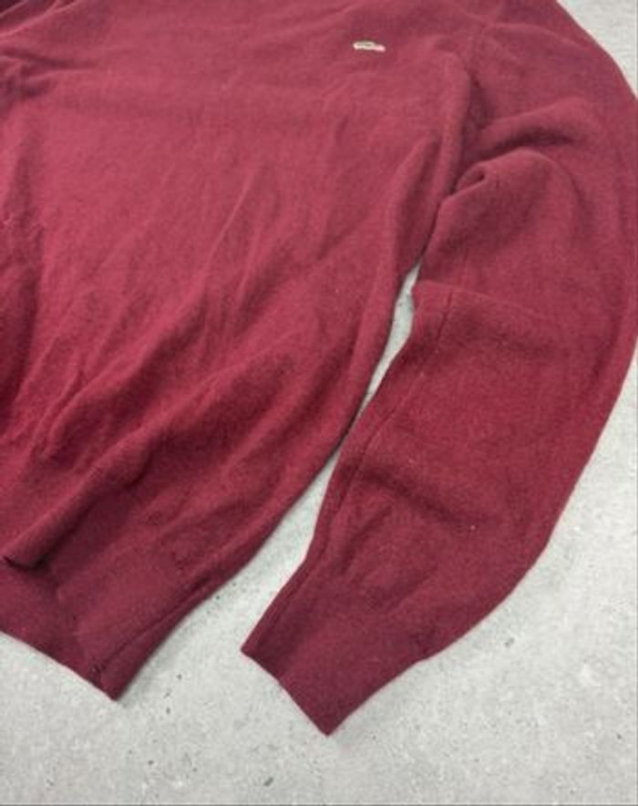 Sweat Lacoste couleur Bordeaux M - photo numéro 3