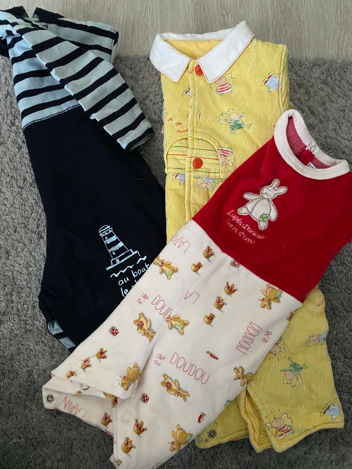 Lot de 3 pyjamas - 3 mois