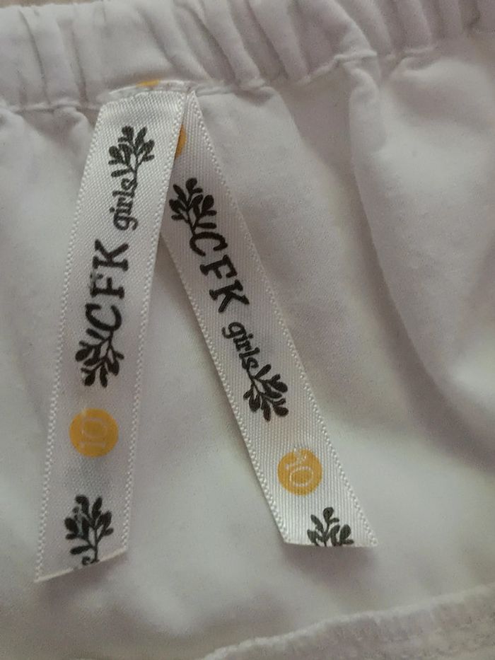 Jupe à volants blanche 10 ans - photo numéro 4