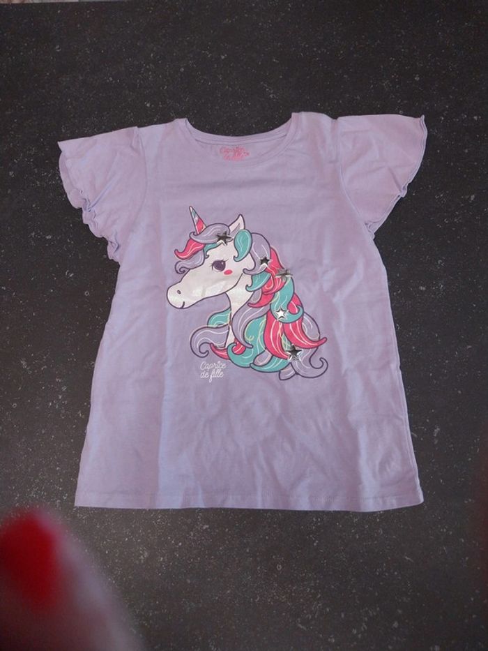 Tee shirt 10 ans caprice de fille