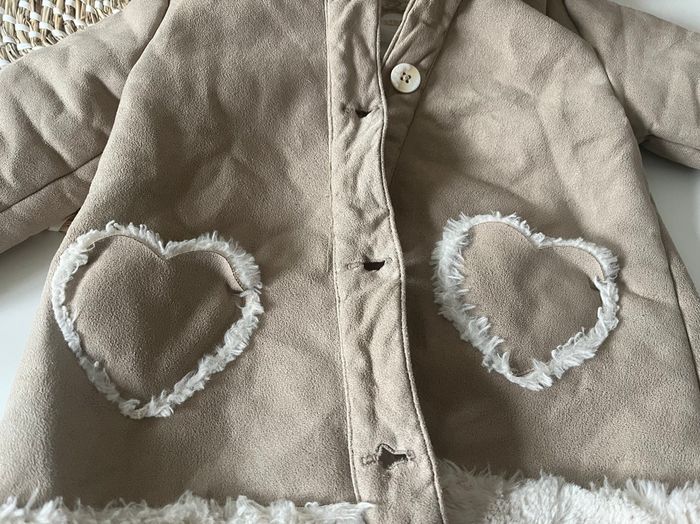 Manteau beige type suédine - 12 mois - orchestra - photo numéro 4