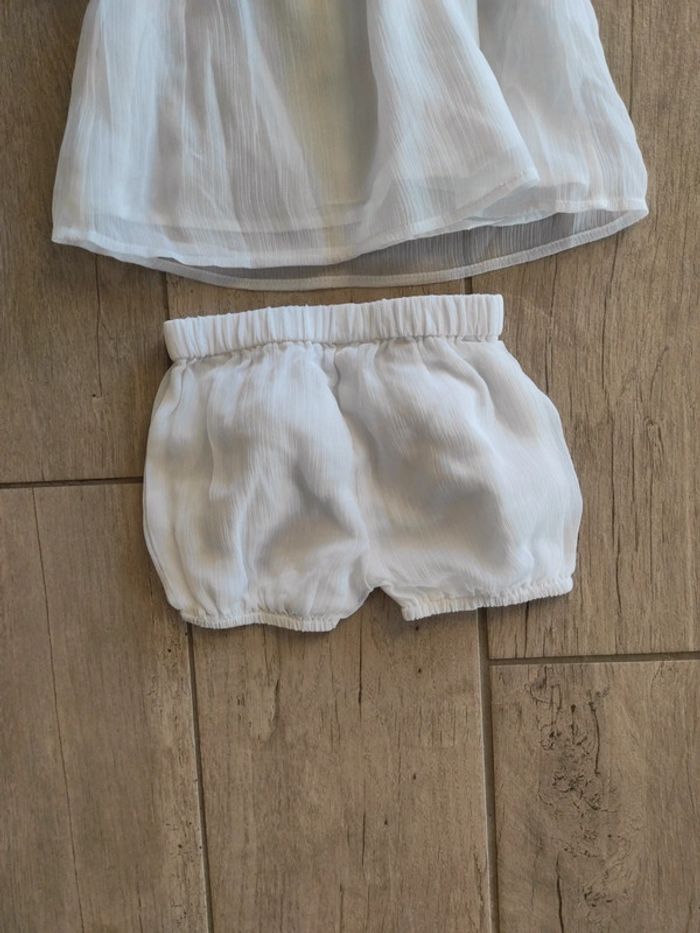 Ensemble robe + culotte 3 mois cérémonie - photo numéro 2