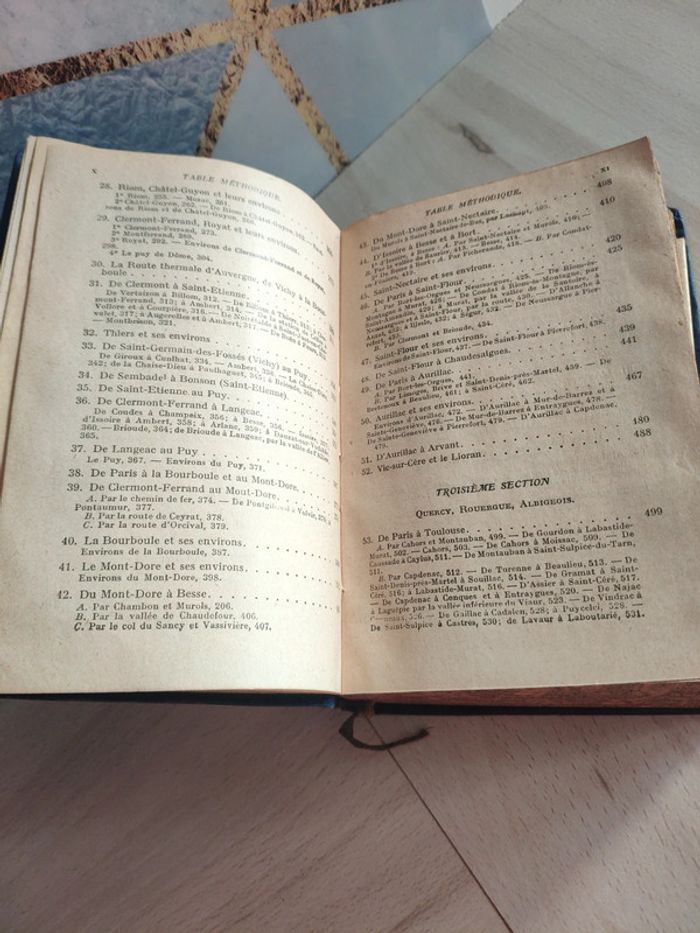 Guide bleu Hachette Auvergne et Centre chemin de fer et route 1924 - photo numéro 11