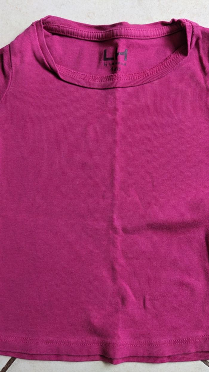 T-shirt manches longues fille 4 ans - photo numéro 2
