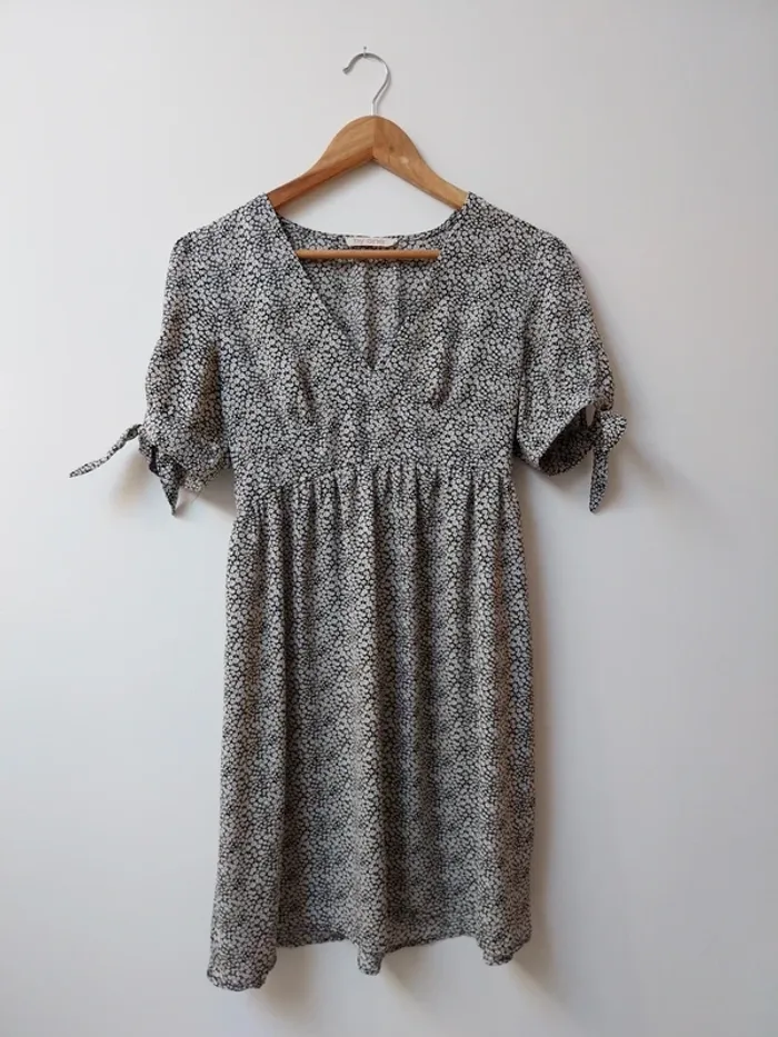 Robe été à motifs noir et blanc By one S
