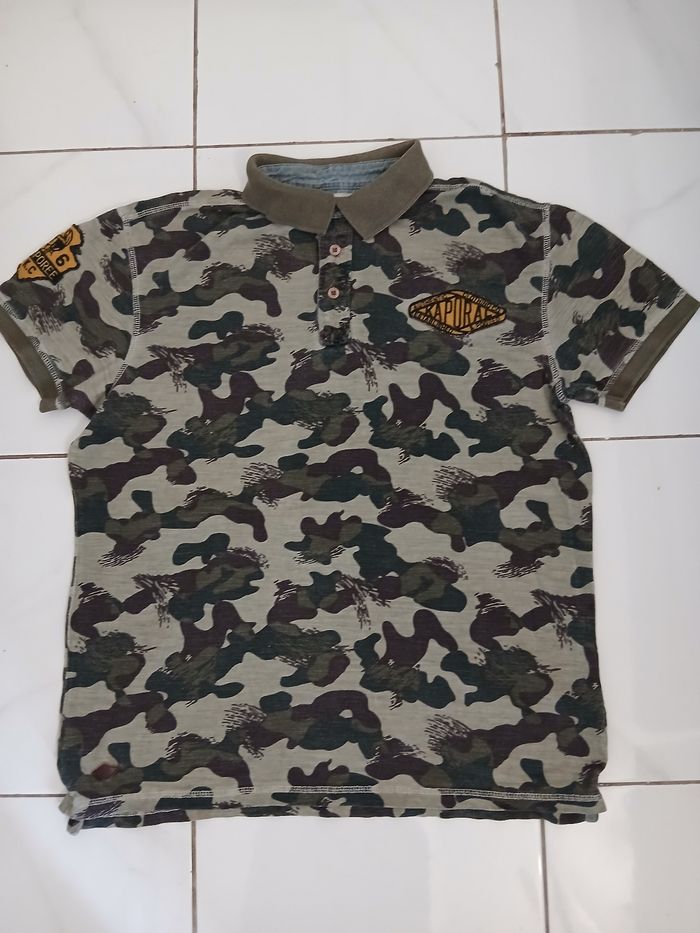 Polo homme taille L tres bonne etat marque kaporal