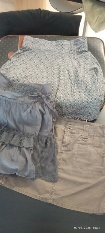 Lot de 3 jupes courtes taille 40