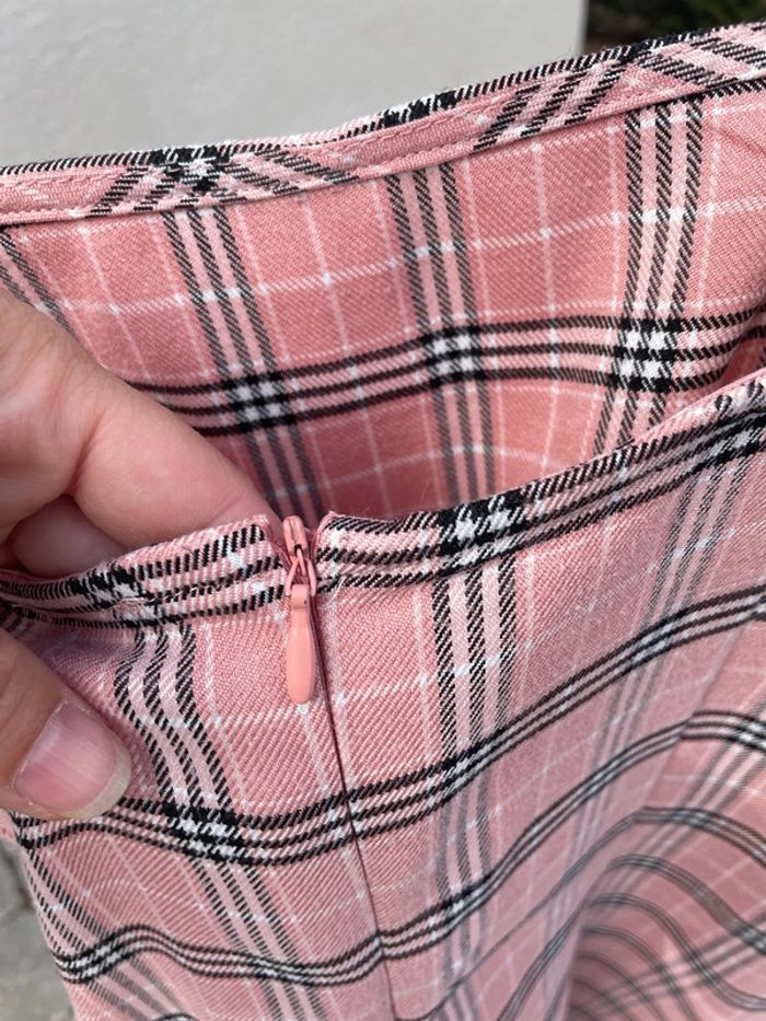 Superbe robe Pimkie rose à carreaux - photo numéro 5