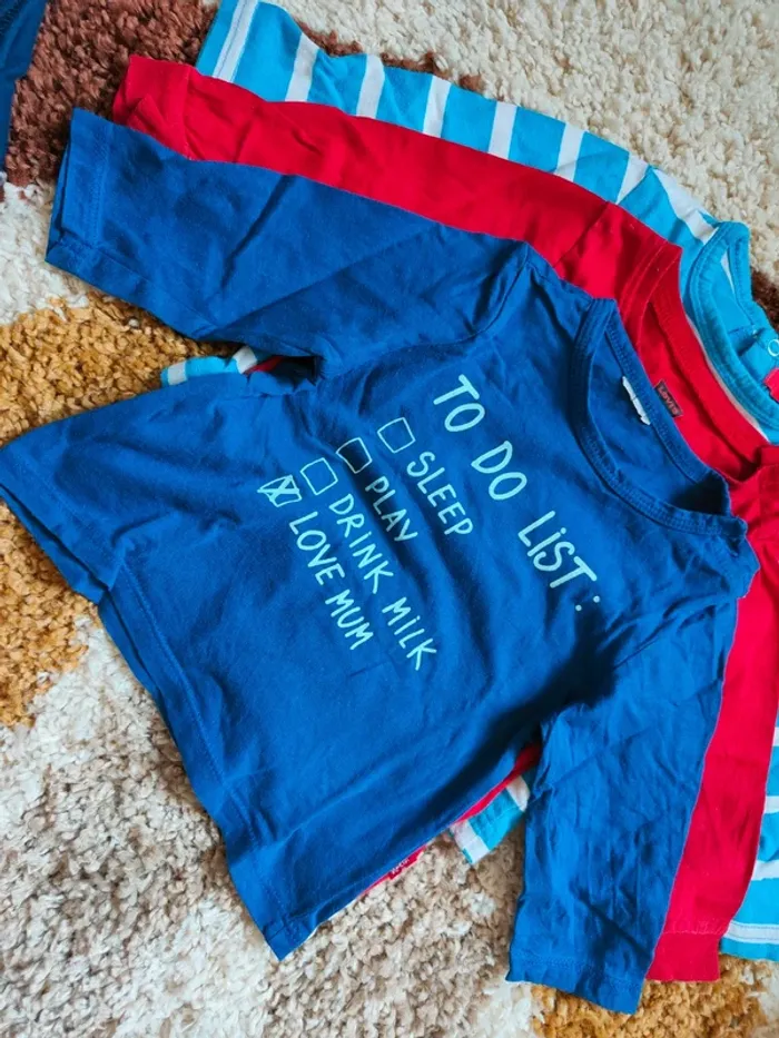 Lot 7 tee-shirts manches longues - photo numéro 5