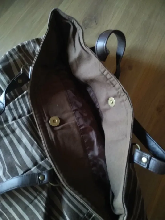 Sac Cabas Rayures - photo numéro 3