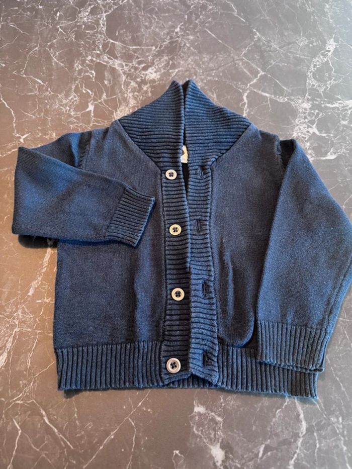 Gilet bleu marine