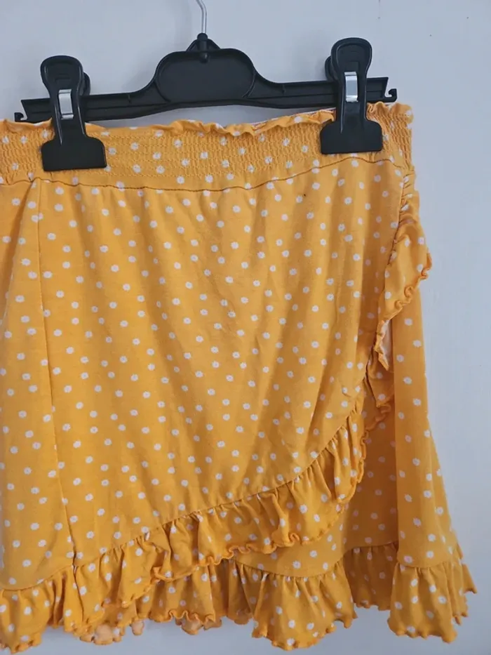Jupe jaune fille 8 ans