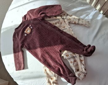 Pyjama velours mixte