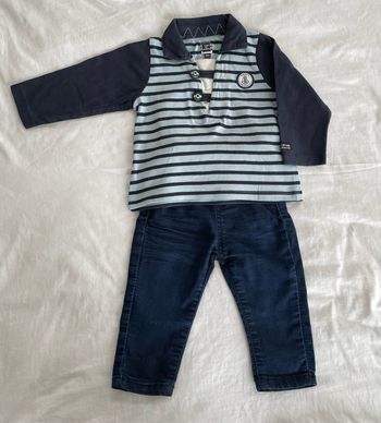 Ensemble garçon Terre de marins - 6 mois