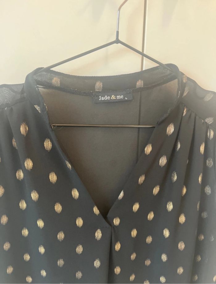 Blouse noir et doré Stand Privé - photo numéro 2