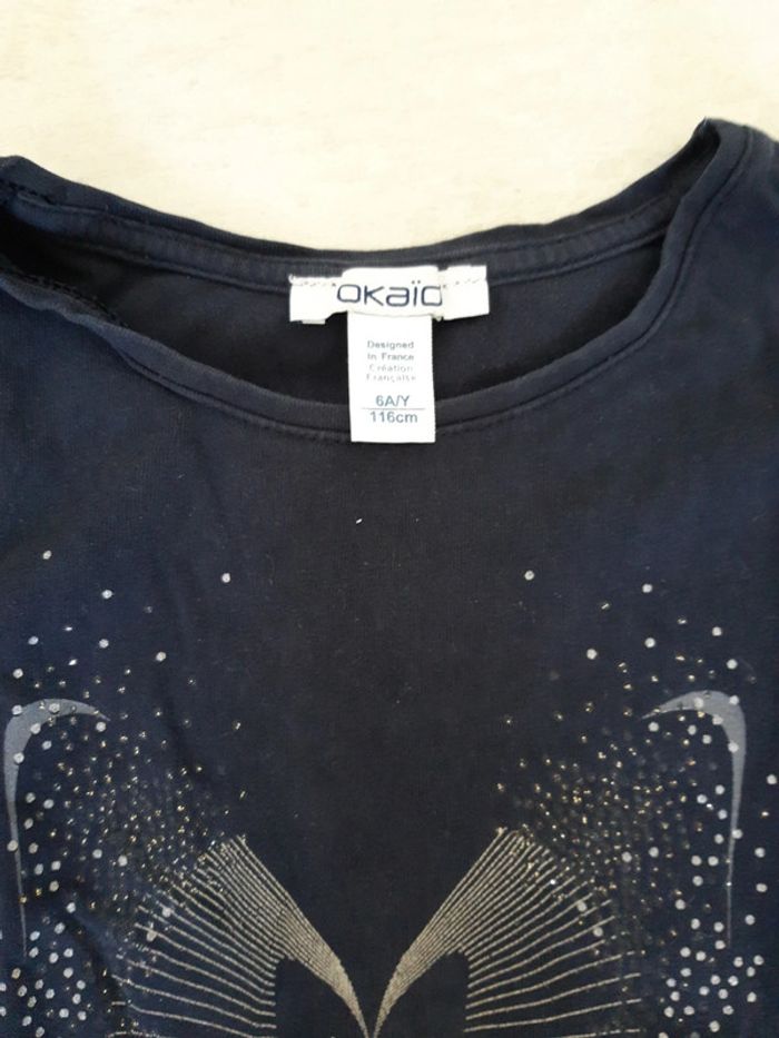 2 tee shirt papillon 6 ans - photo numéro 2