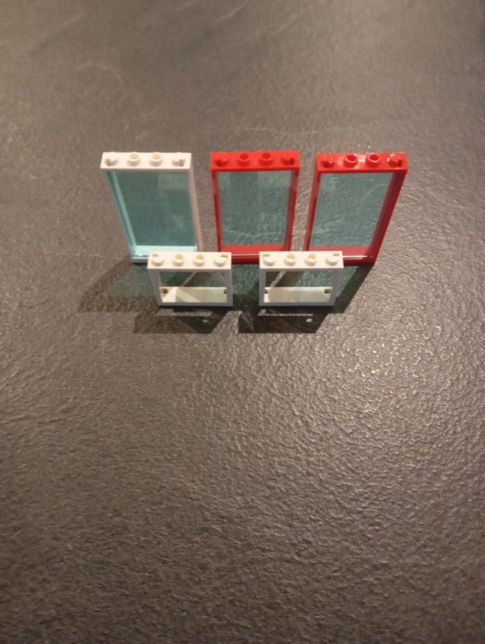 Window 1×4×5 with solid studs - photo numéro 2