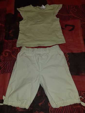 Ensemble pistache 18mois