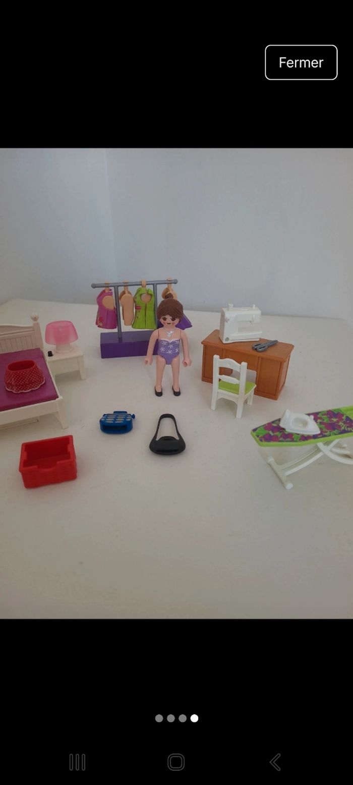Chambre playmobil avec espace couture 70208 - photo numéro 4