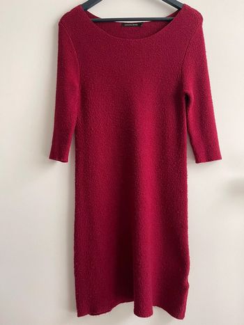 Robe pull Monoprix couleur Bordeaux taille 0 (34-36)