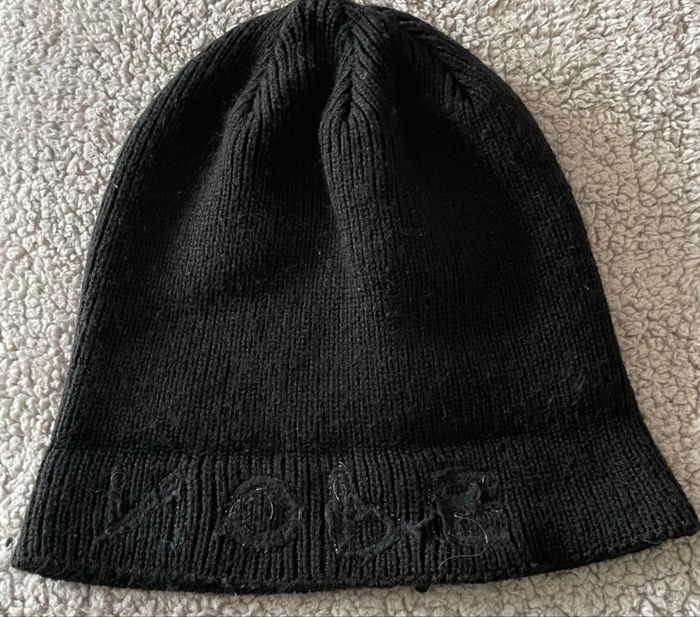 Bonnet Clair’s Noir orné de sequins Fuchsia Clair’s taille unique - photo numéro 2