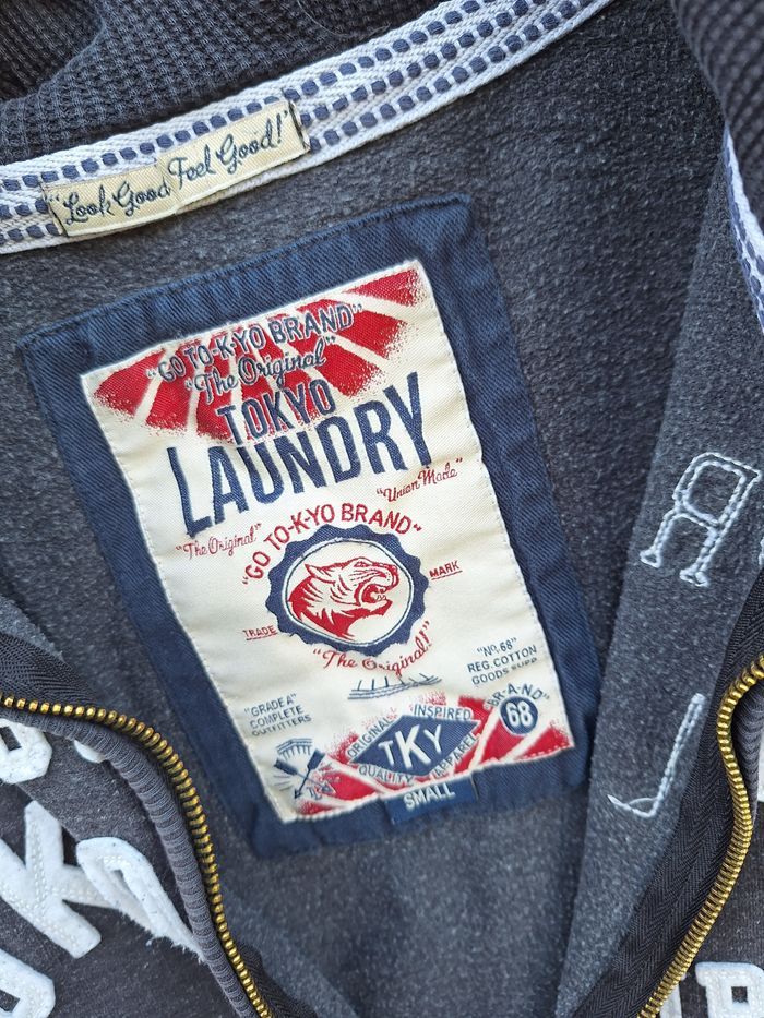 👕 Sweat /  gilet zippé à capuche Tokyo Laundry Taille S - photo numéro 6