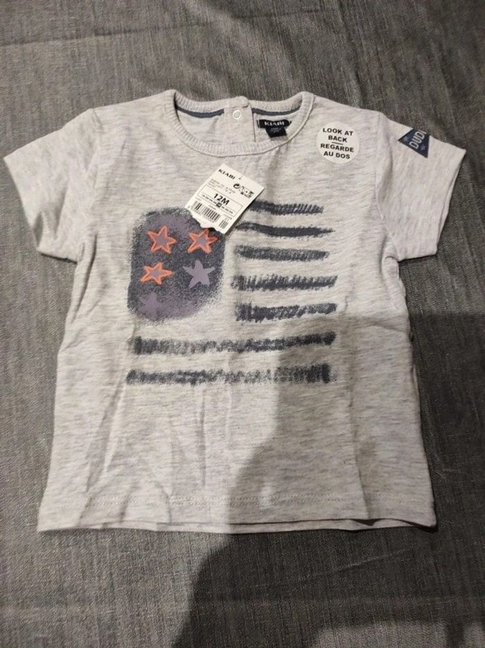 Tee shirt Kiabi 12 mois neuf