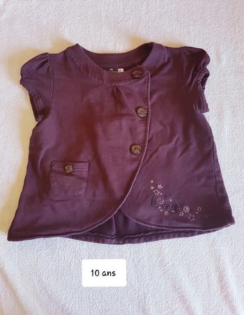 Gilet sergent major 10 ans