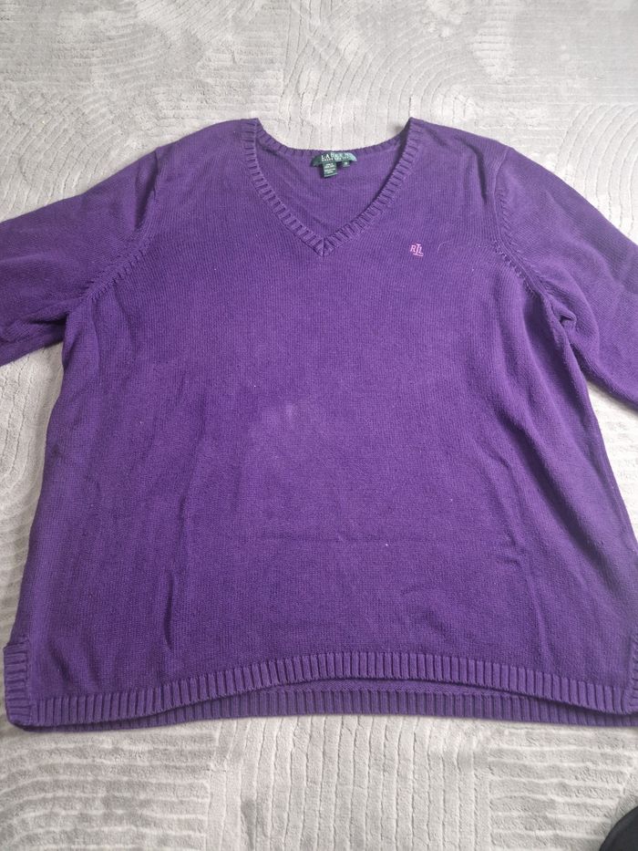 Pull Ralph Lauren violet - photo numéro 2