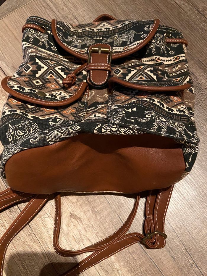 Sac à dos en toile doublée - photo numéro 3