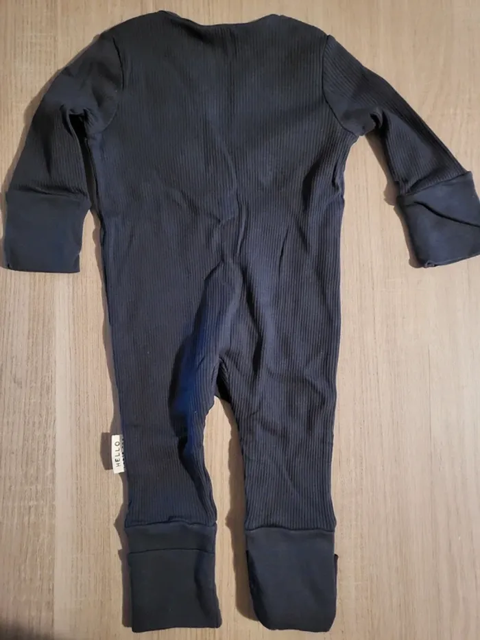Lot 2 combinaisons maille bébé fille 9 mois - photo numéro 3