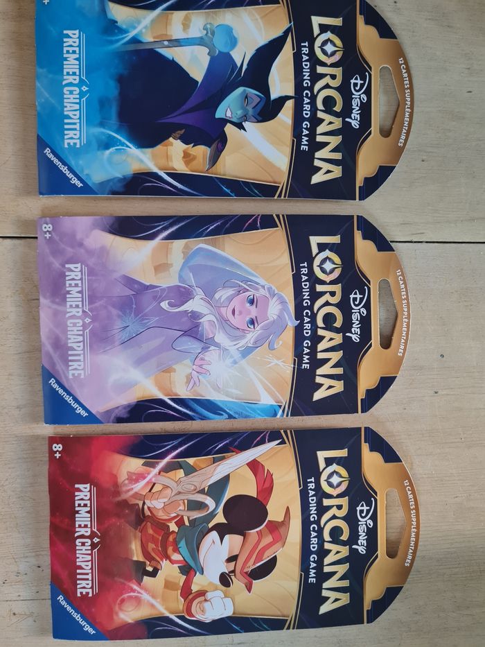 Lorcana Artset 3 boosters Chapitre 1 en FR