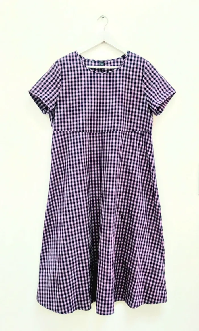 Robe vichy Emery rose taille L