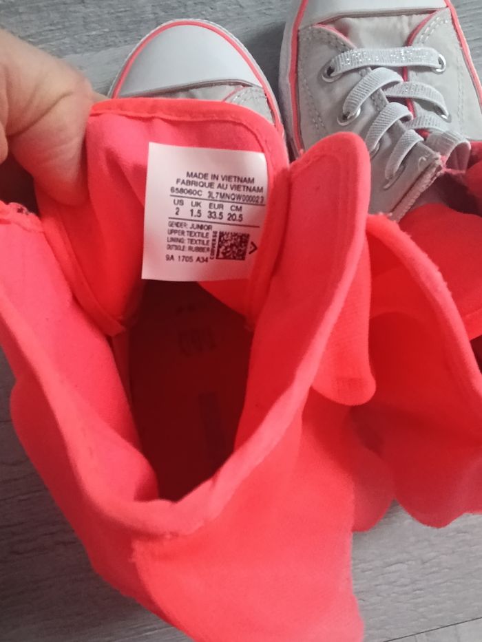 Converses taille 33,5 - photo numéro 5