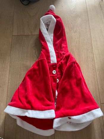 Cape de noël 9 mois/ 71 cm