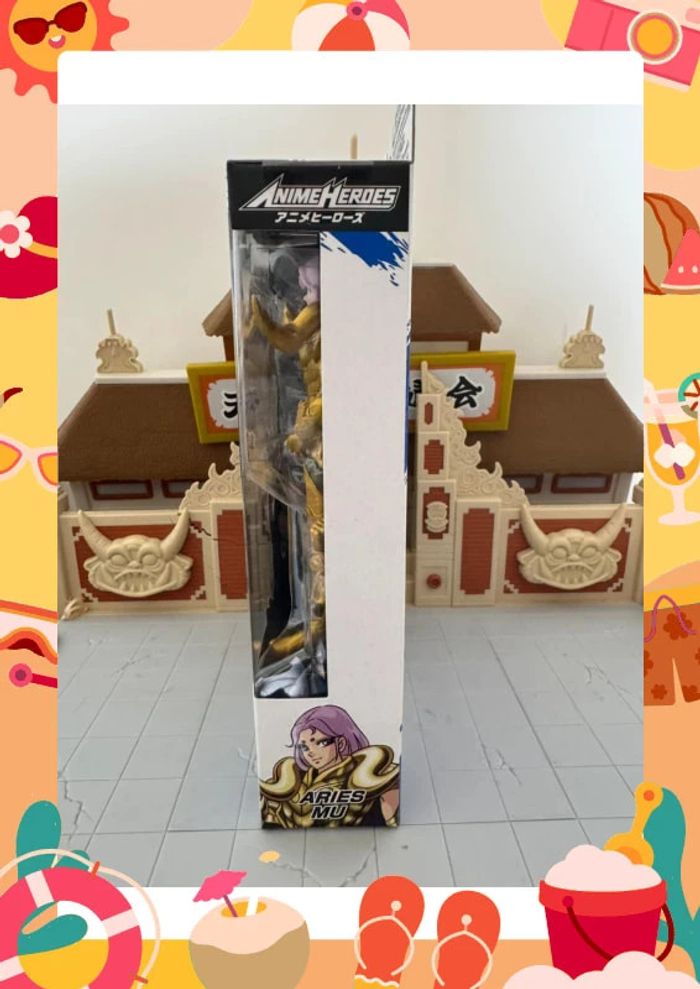 Neuf et scéllé Anime heroes chevalier du Zodiaque bélier aries mu - photo numéro 7