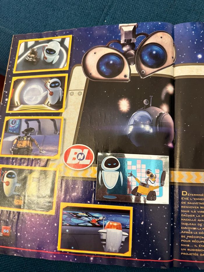 Album livre Panini complet stickers autocollants Disney Wall-e walle robot espace - photo numéro 9