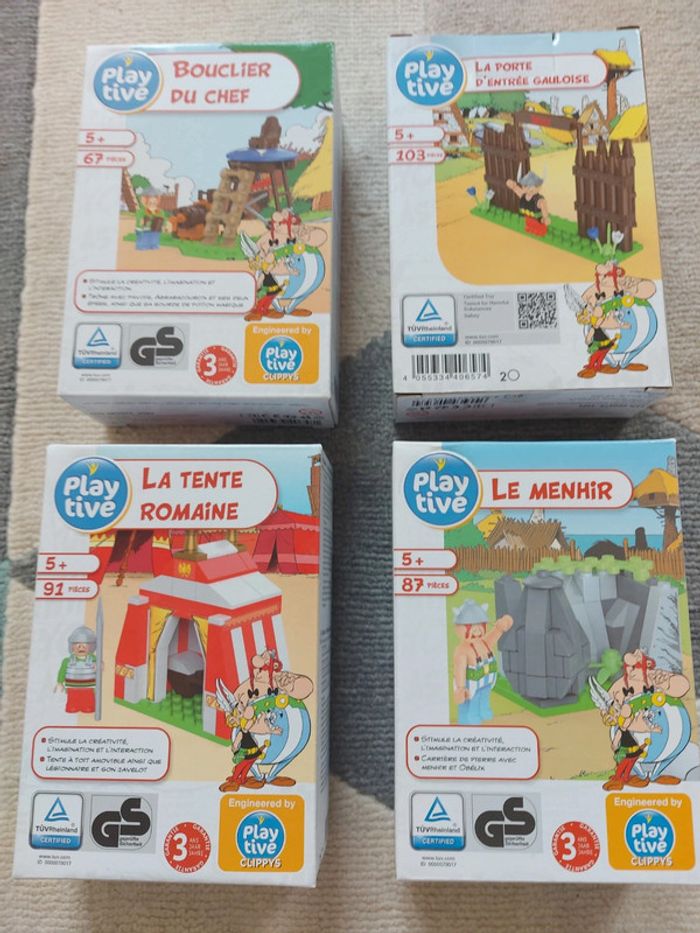 Lot 4 boîtes lego asterix