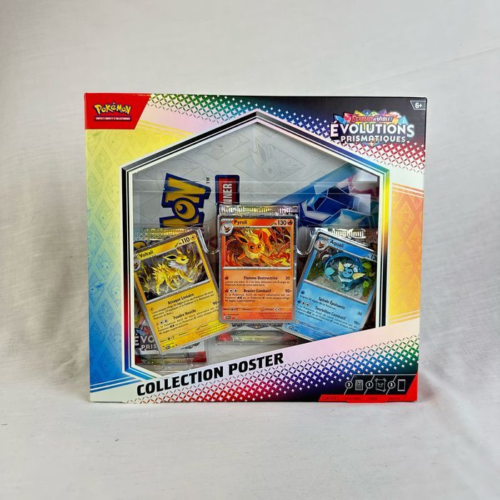 Coffret Poster Pokémon Évolution Prismatique EV8.5 FR - photo numéro 1