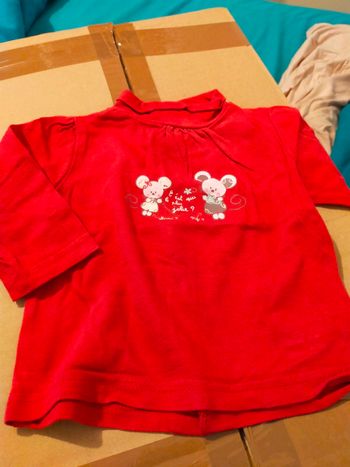 Tee shirt fille 3 mois