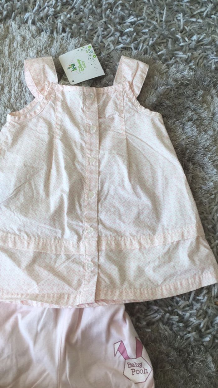 Ensemble robe et bloomer 9m Disney neuf - photo numéro 5