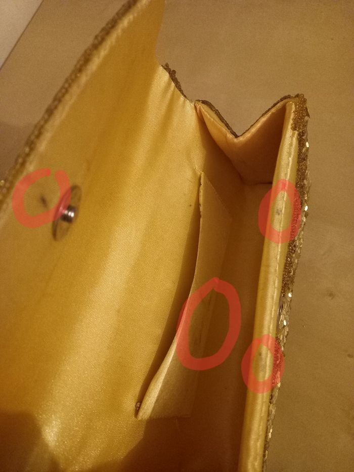 Sac festif doré - photo numéro 4