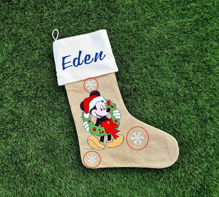 Chaussette de Noël personnalisée - photo numéro 2