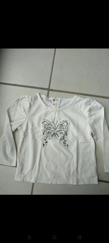 T shirt papillon