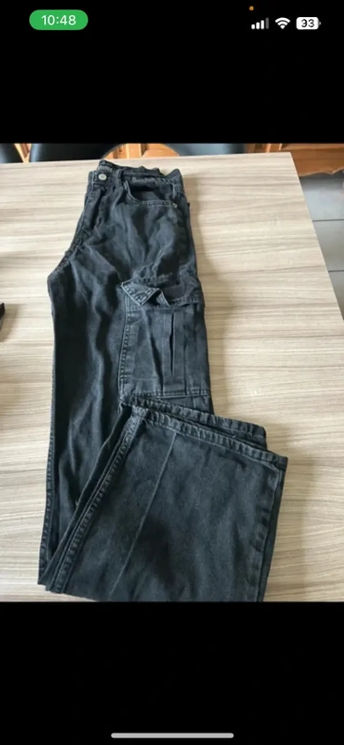 Jean cargo large denimor