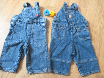 Salopettes "sergent major" et "tout compte fait"