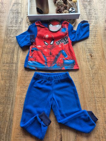 Pyjama 2 pieces Spiderman Bleu 6 ans